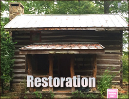 Historic Log Cabin Restoration  Ridgeville Corners, Ohio